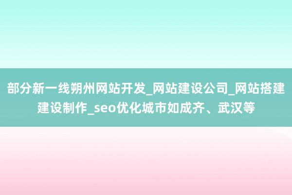 部分新一线朔州网站开发_网站建设公司_网站搭建建设制作_seo优化城市如成齐、武汉等